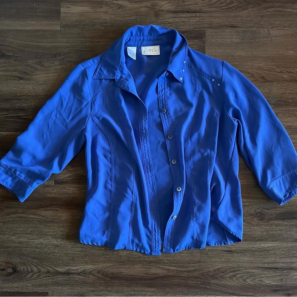 Kathy Che Button Up Blouse